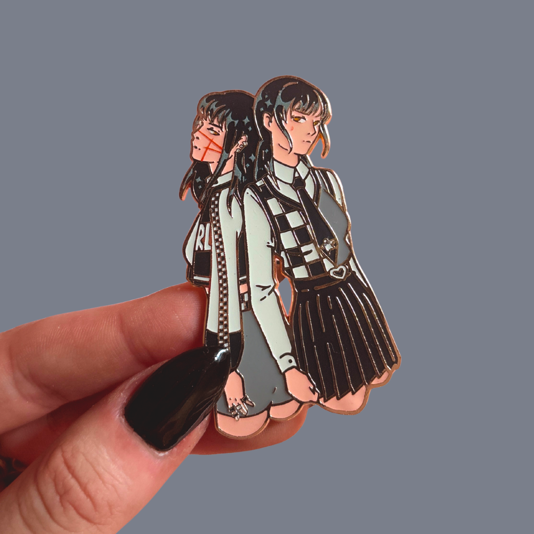 War Devil Enamel Pin: B Grade