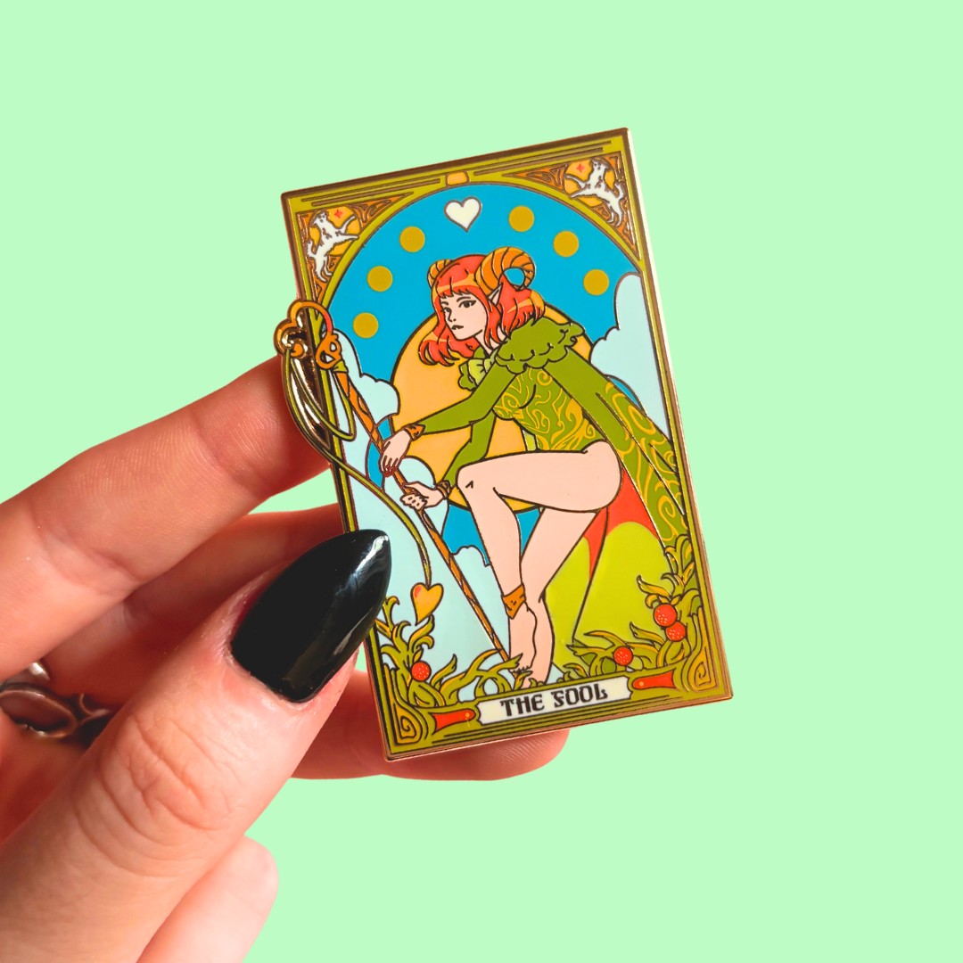 The Fool Tarot Enamel Pin