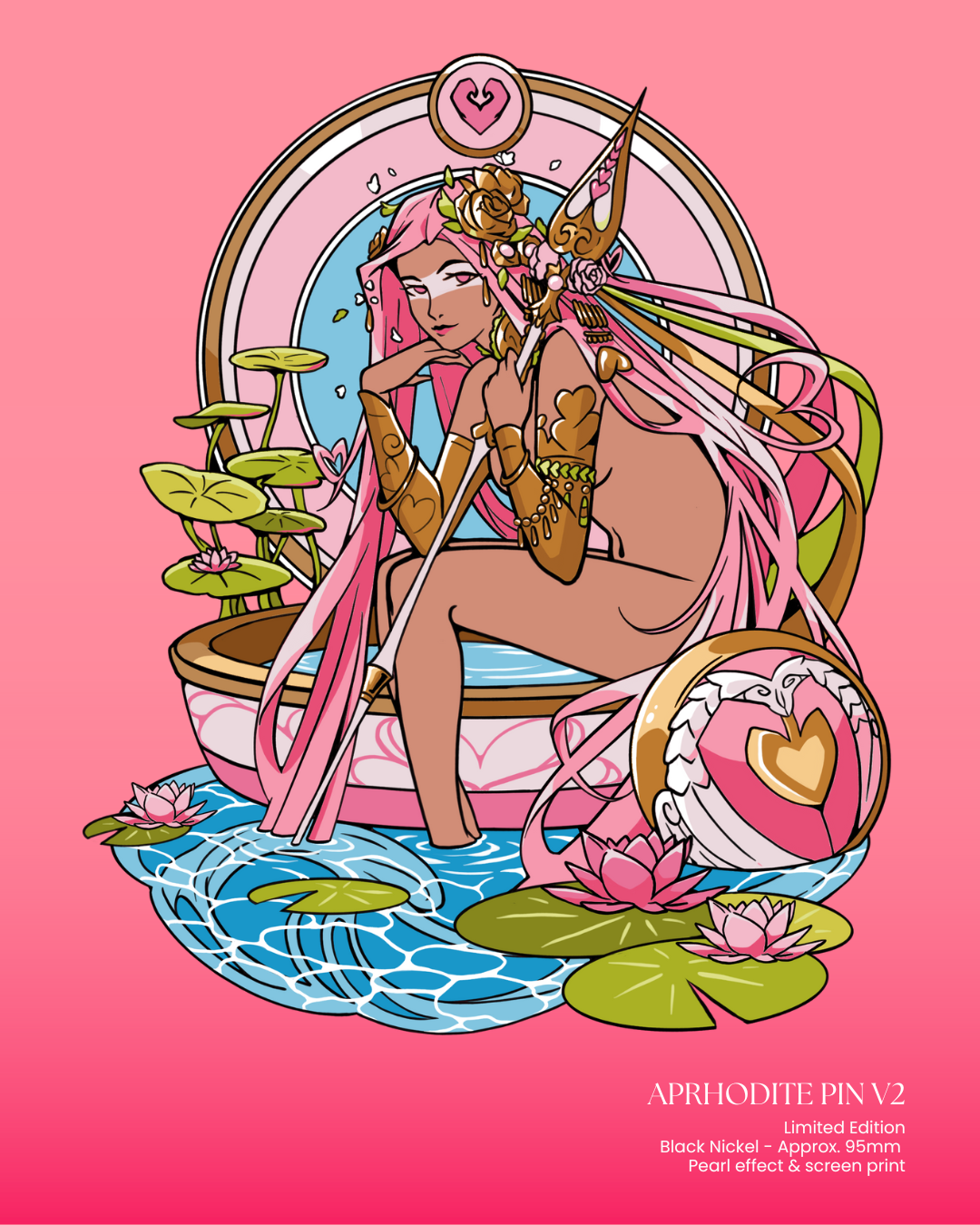 Aphrodite Premium Enamel Pin PREORDER