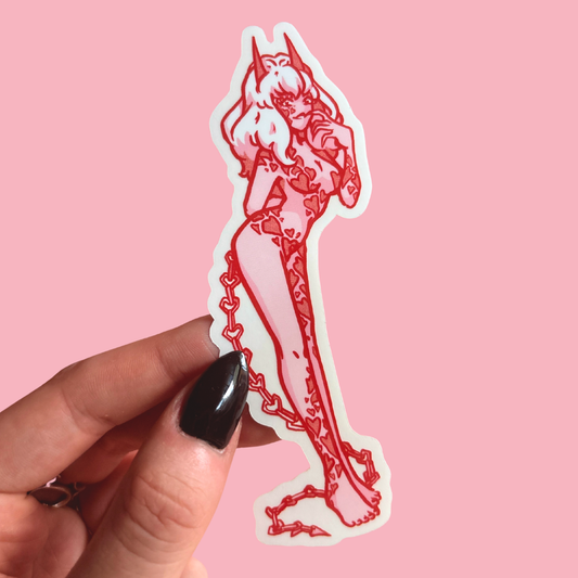 Heart Mania Vinyl Sticker