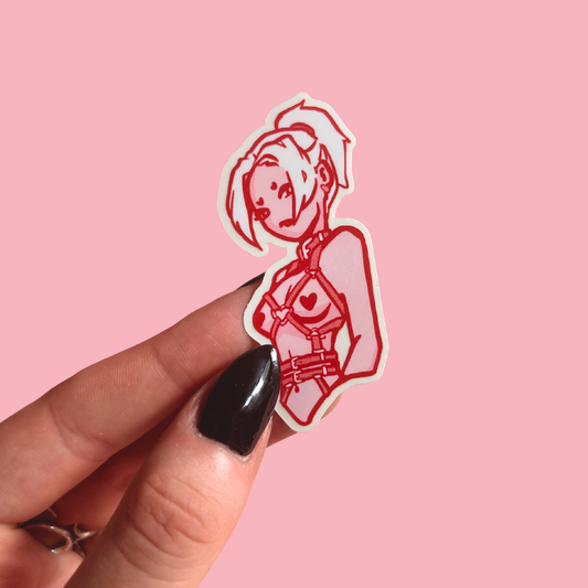 Small Heart Eater Vinyl Sticker