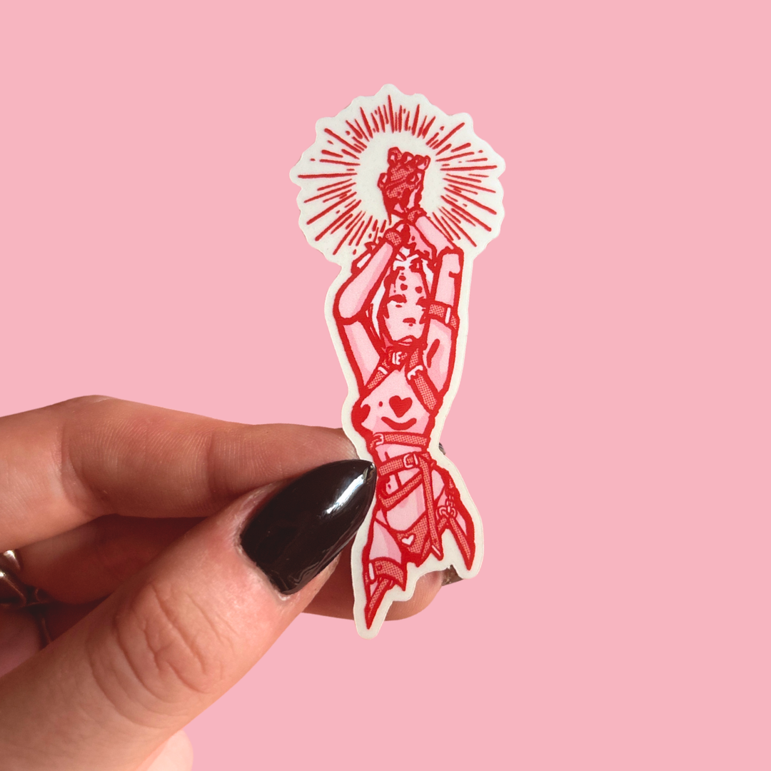 Heart Shine Vinyl Sticker