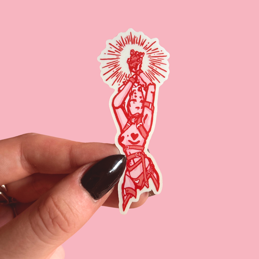 Heart Shine Vinyl Sticker