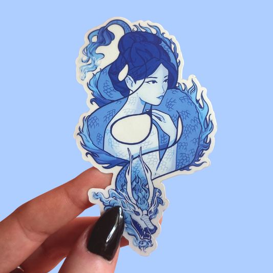 Porcelain Vinyl Sticker