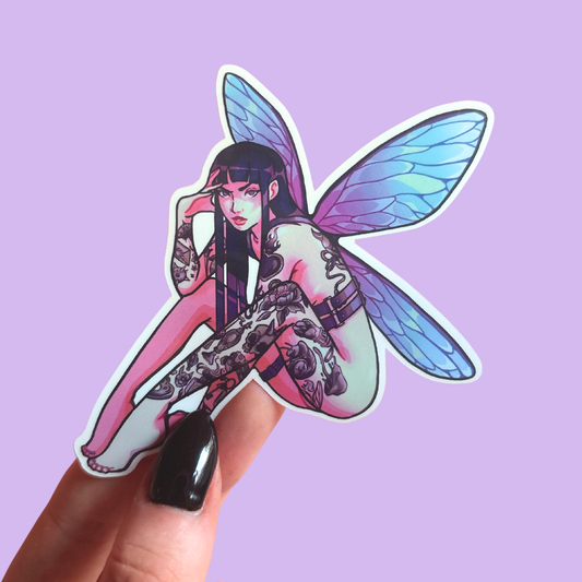 Tattoo Fairy Vinyl Sticker