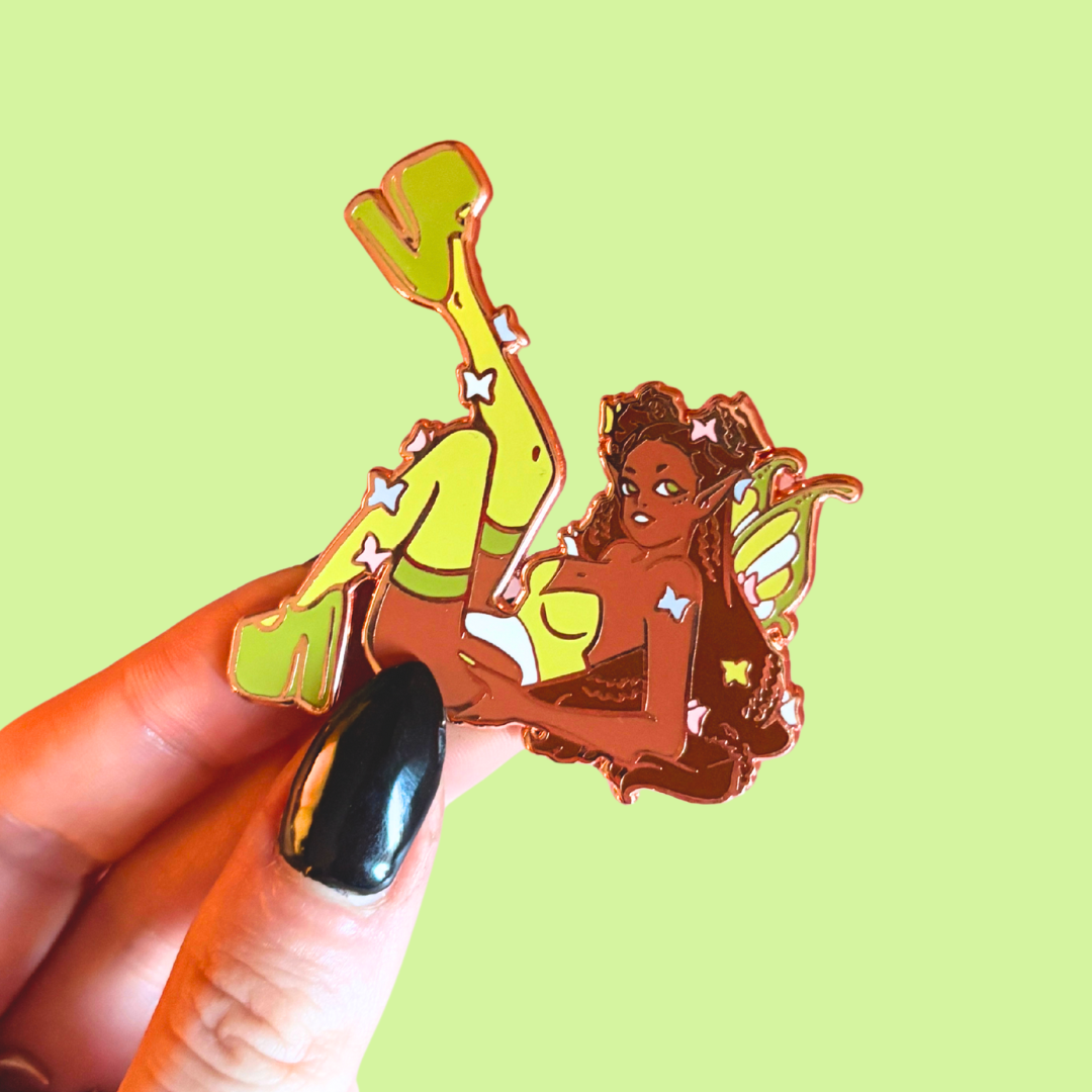 Garden Fairy Enamel Pin