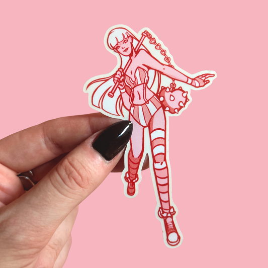 Heart Crusher Vinyl Sticker