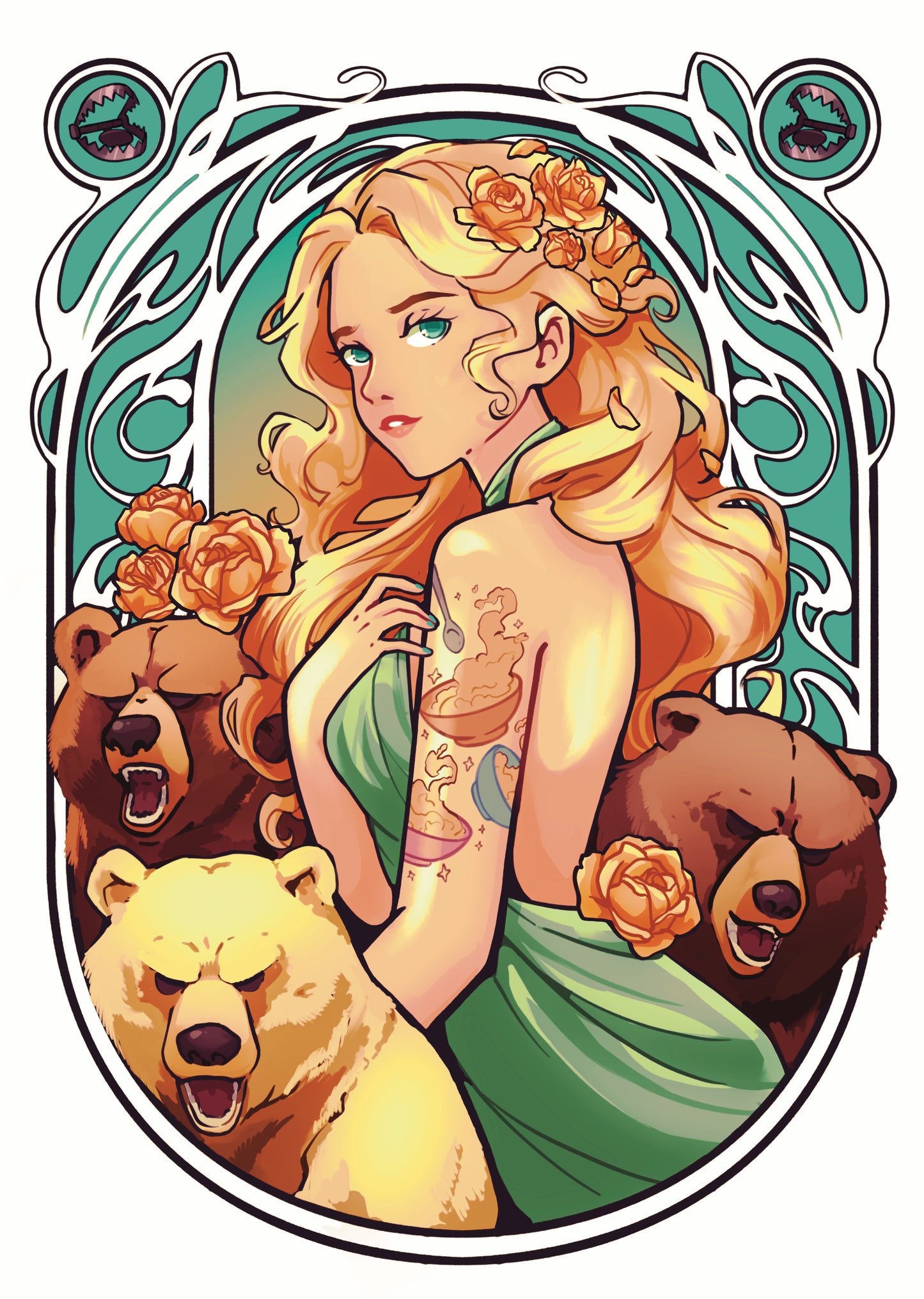 Goldilocks A5 Double Sided Print