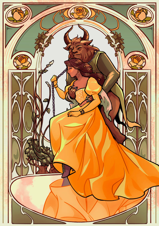 Beast & Beauty A5 Double Sided Print