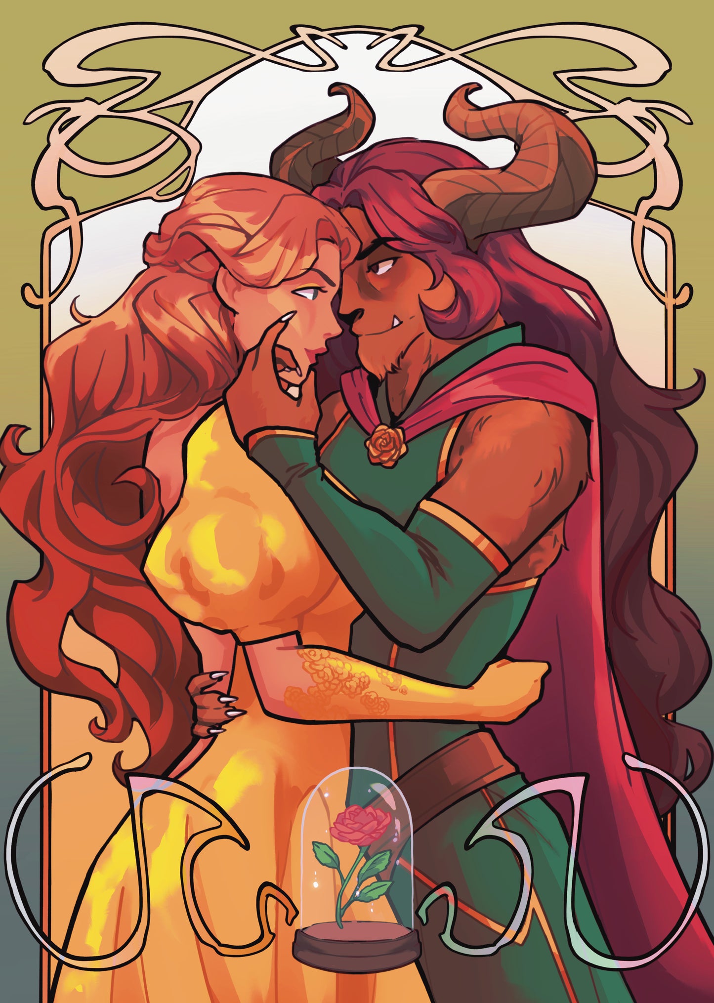 Beast & Beauty A5 Double Sided Print
