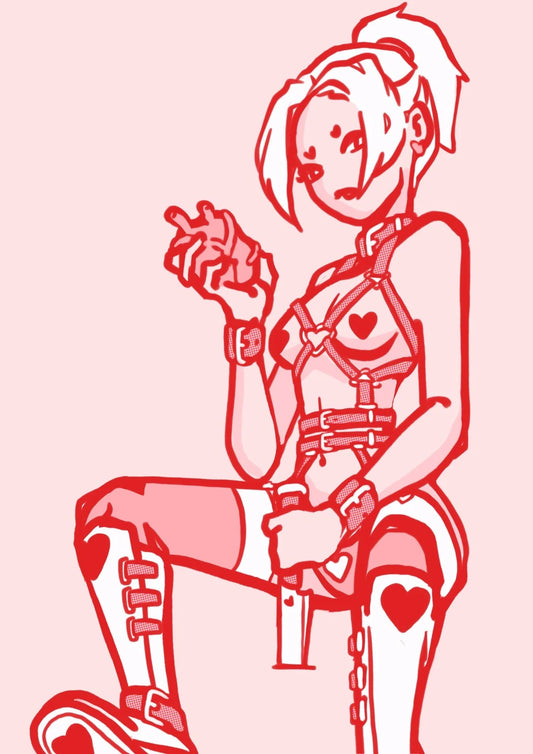 Heart Eater A5 Print