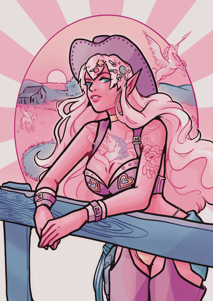 Cowgirls Double Sided A5 Print