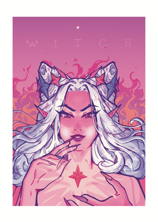 Witch Double Sided A5 Print