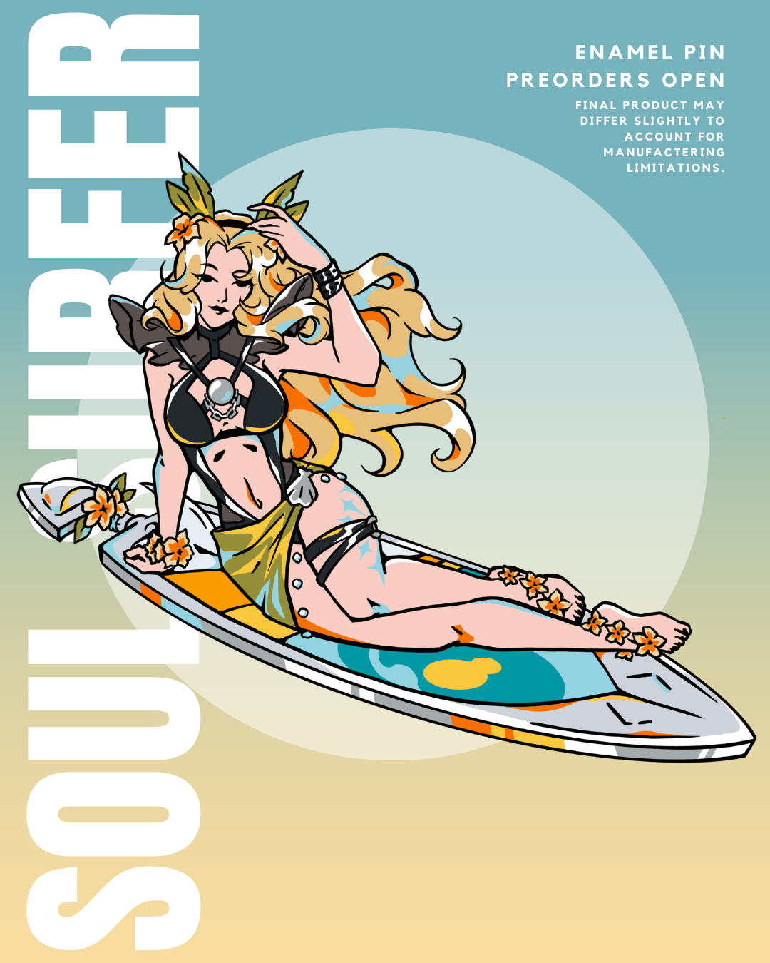 PREORDER Surfer Child Enamel Pin