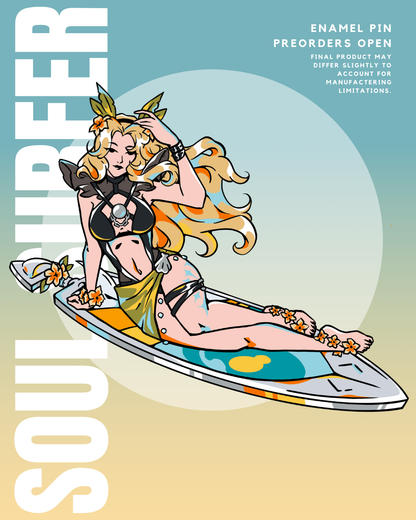 PREORDER Surfer Child Enamel Pin