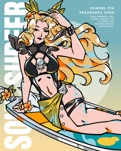 PREORDER Surfer Child Enamel Pin