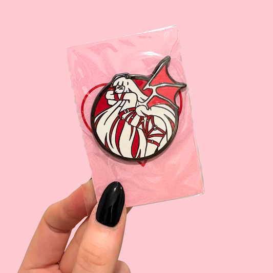 Vampira Enamel Pin