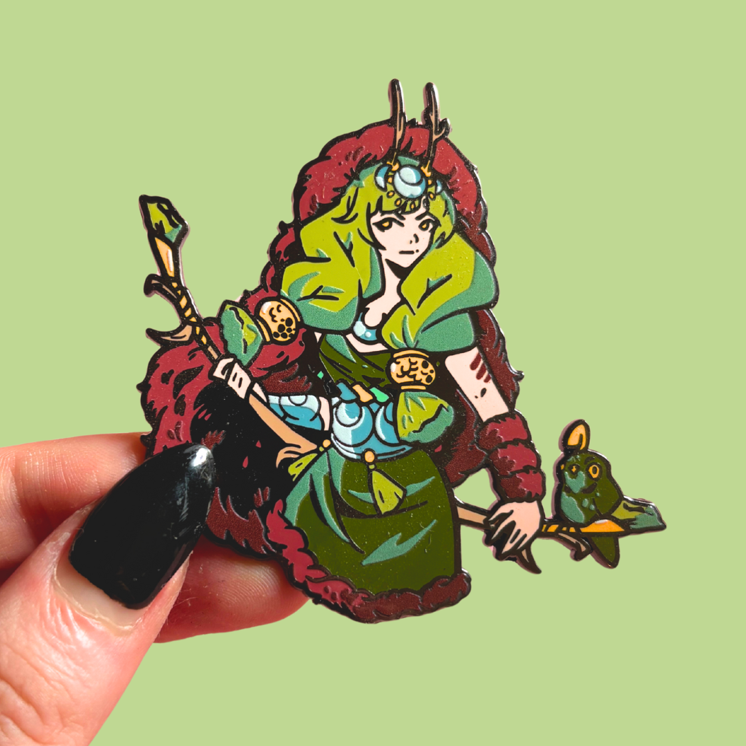 Artemis Enamel Pin