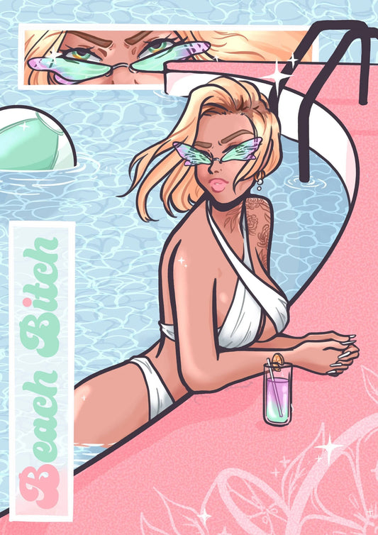 Beach Babe Small Print