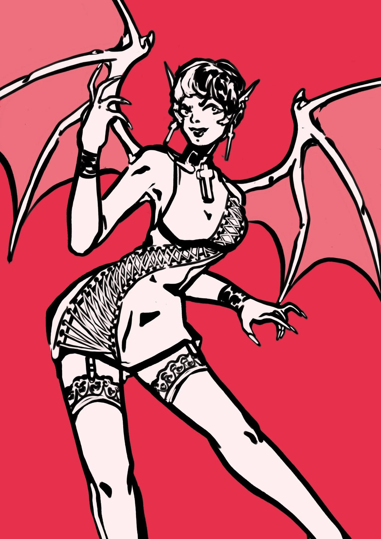 Rouge Vampire A5 Print