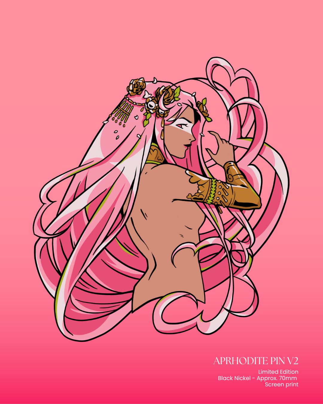 Aphrodite V2 Enamel Pin PREORDER